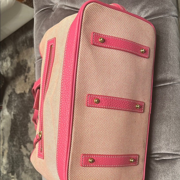 Dooney & Bourke Pink and Cream Women's Tote Bag nwot! - Picture 6 of 15